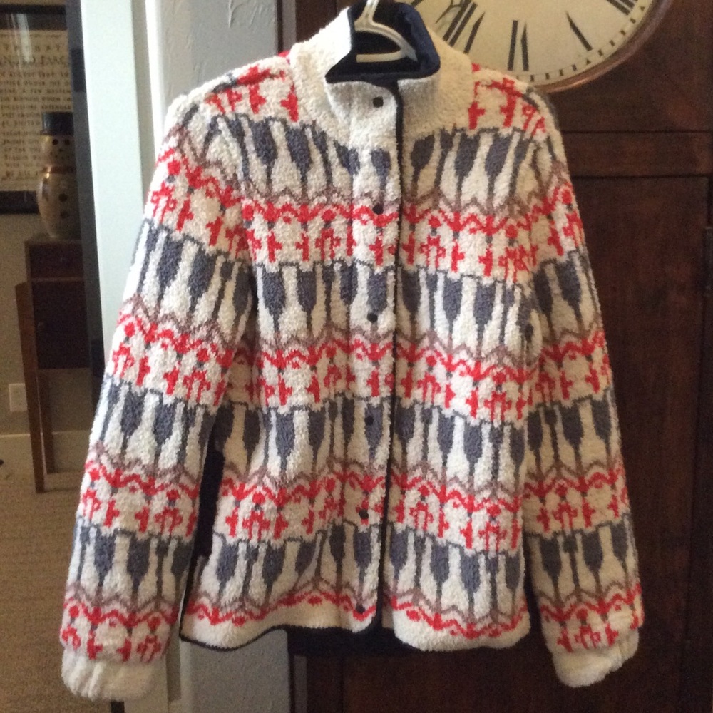 Anthropologie SLEEPING ON SNOW fleece jacket S